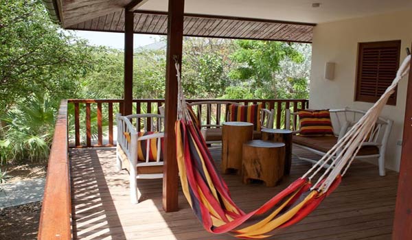 Aangepaste bungalow Curacao 6p.